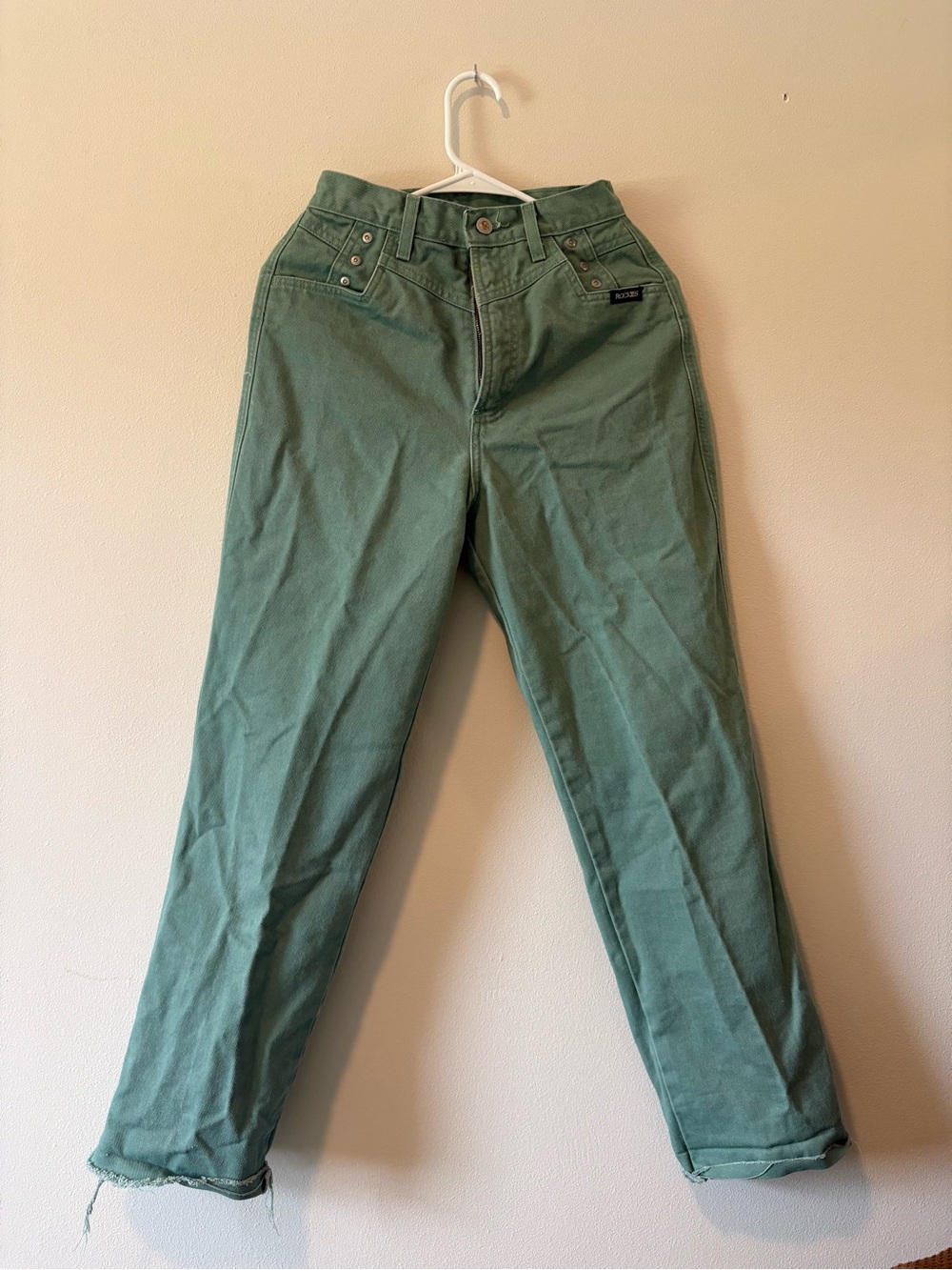 Rockies Men's Straight-Leg Jeans in Olive Green